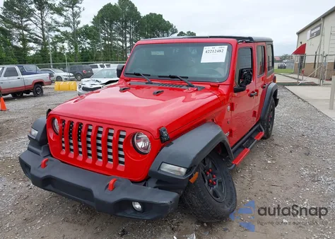 2019 Jeep Wrangler Unlimited Sport from USA, damaged, VIN 1C4HJXDG0KW560147
